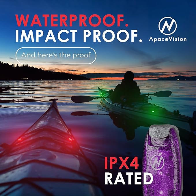 LED Safety Light (2 Pack) - Clip On Strobe/Running Lights for Runners, Dog, Bike, Walking, Boat, Kayak, Stroller and More - High Visibility Accessories for Your Reflective Gear, Bicycle