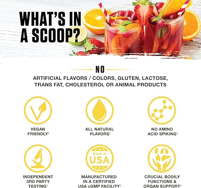 Ambrosia Nektar - Superfood Powder | Complete Health Supplement | 30 Servings (Fruit Symphony)