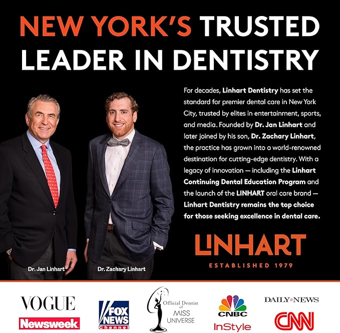 LINHART Extra Soft Toothbrush – Teeth Whitening Toothbrush with Multi Length Bristles, White with Black Bristles, 2 Pack