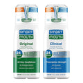 SmartMouth DDS Activated Clinical Mouthwash & Original Activated Mouthwash - Adult Mouthwash for Fresh Breath - Clean Mint Flavor (Clinical) & Fresh Mint Flavor (Original), 16 fl oz Each