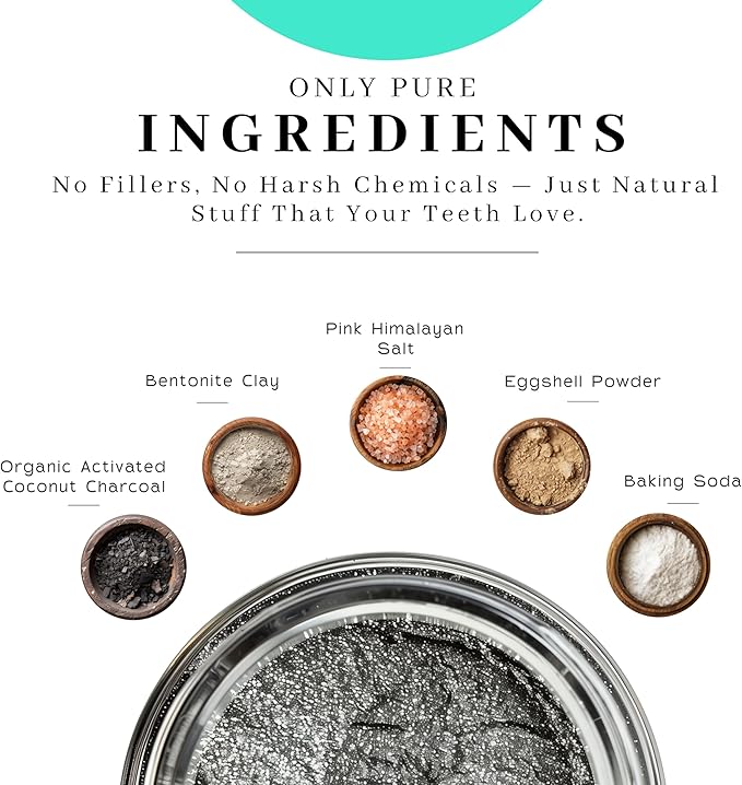 Vanman's - Oral Mouth Care Kit with Powder Toothpaste (2.2 Ounce) and Two Oral Rinse Mouthwash (8.8 Ounce) - Aloe, Mint Remineralizing Mouthwash and Tooth Powder with Coconut Charcoal, Egg Shell