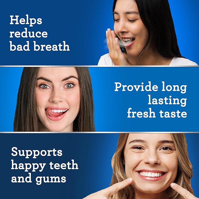 GuruNanda Concentrated Mouthwash (3x2 fl oz), Supports 300 Rinses, Aids in Fresh Breath, Fluoride-Free, Mint Mouthwash with Natural Essential Oils