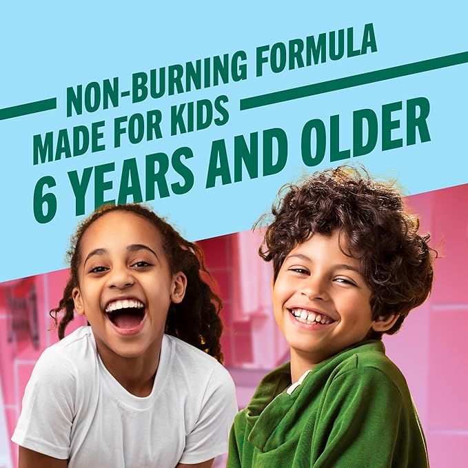 TheraBreath Kids Anticavity Fluoride Oral Rinse, Strengthens Teeth & Enamel, Alcohol Free & Dye Free, Certified Organic Bubblegum Blast Flavor, 16 Fl oz