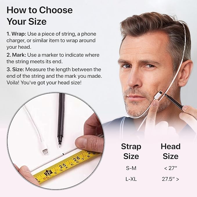 Chin Strap for CPAP Users | Comfortable Mouth Support to Encourage Closed Mouth Positioning Nasal Breathing for Men and Women Who Breathe Through The Mouth During Sleep by PIDOTI (Pink, S-M)