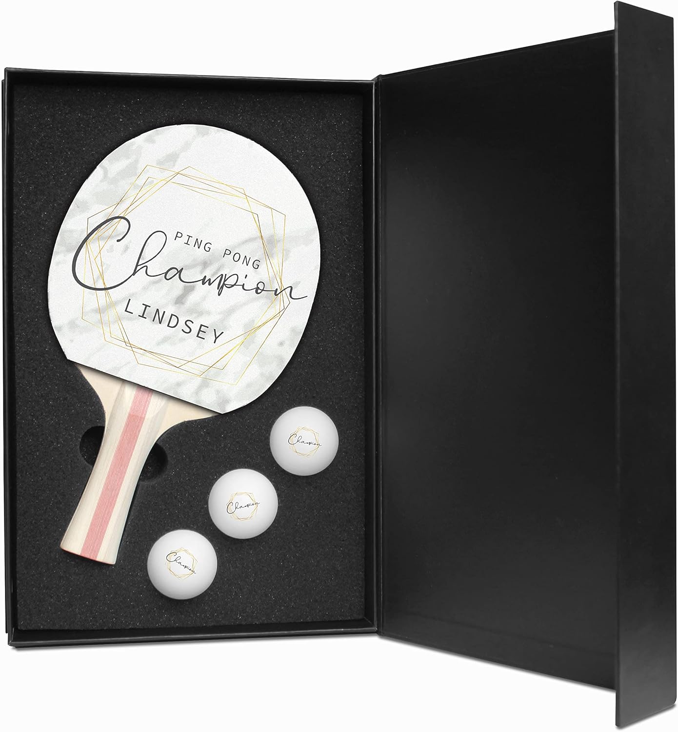 Infusion Table Tennis Paddle and Balls Gift Box Set