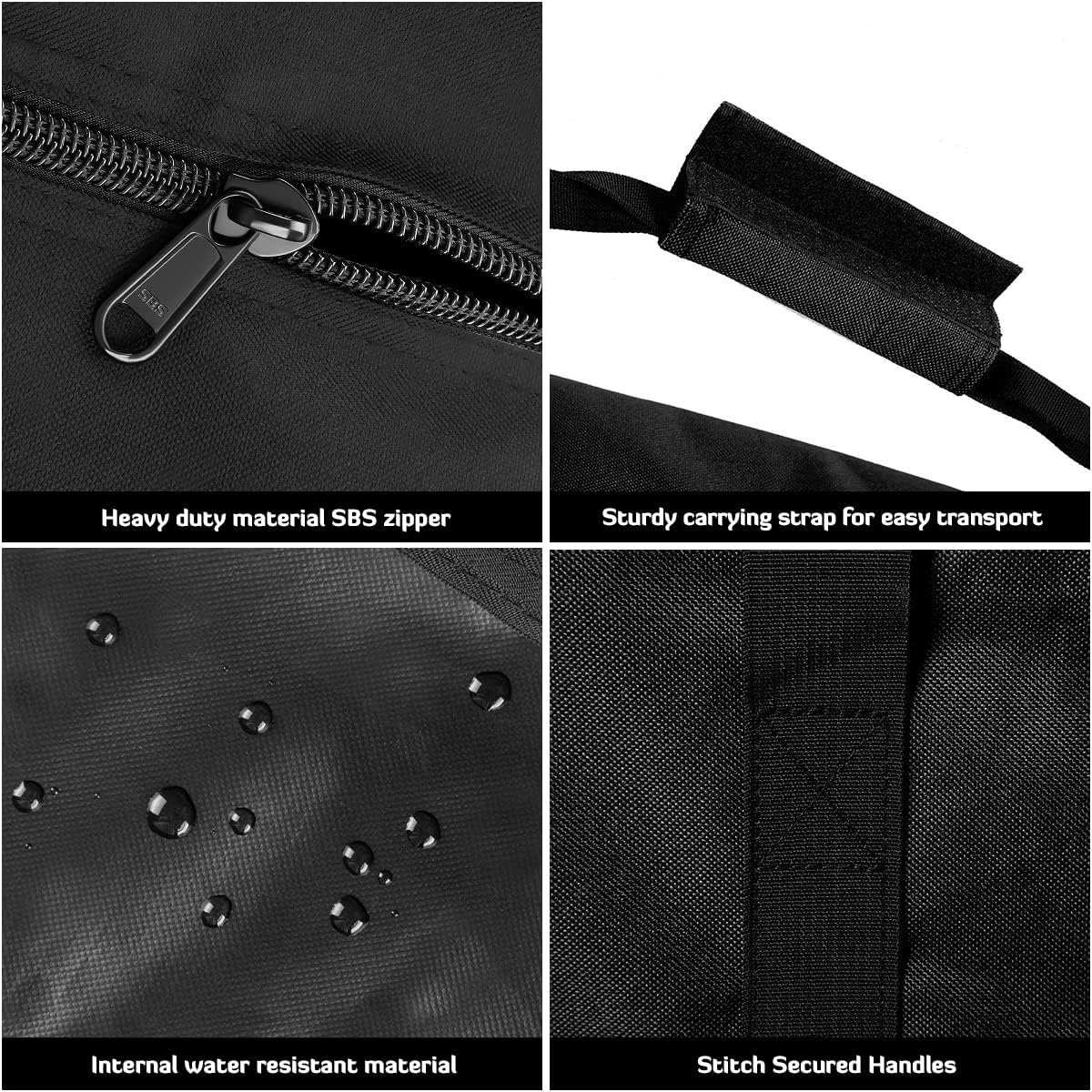 INFANZIA 24 inch Duffel Travel Sports Equipment Bag, Long Luggage Bag with Upgrade Zipper Water Resistant, Extra Large Foldable Storage Bag for Camping, Tent, Tripod, Fishing