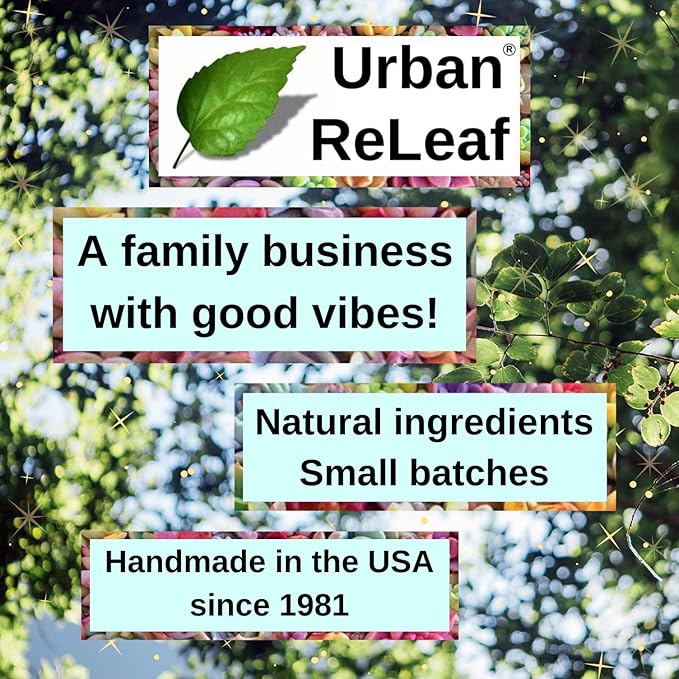 Urban ReLeaf Oral Wound Cleansing Salt 6 oz Bag! Makes 90 Cups of Solution. Soothe, Heal Irritation, Dental Work. 100% Natural, Braces, Mouth, Gum, Canker Sores, Dentures. Made in USA Fresh!