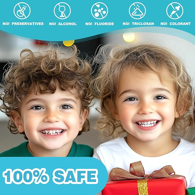 Kids Oral Spray, 3PCS Toddler Toothpaste Helper for Cavity Repair & Fresh Breath, Kids Probiotic Mouth Spray with Fluoride Free for Newborn to 12 Years 3 Flavors（Total 3.03fl oz）