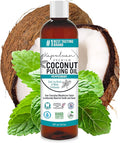 Kapuluan Coconut Oil Pulling for Teeth and Gums Mouthwash, 100% Pure and Natural, Non-GMO, Ayurvedic – Peppermint Pulling Oil