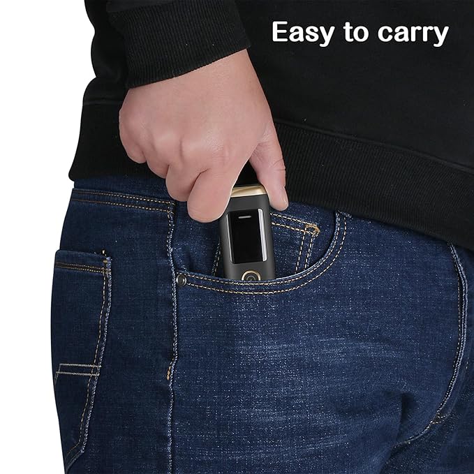 Smart Oral Odor Freshening Detector, Portable Bad Oral Odor Breath Freshening Monitor with 32-bit CPU for Halitosis Detection - Instant VSCs Analyzer, Handheld Bad Breath Checker for Oral Hygiene Care