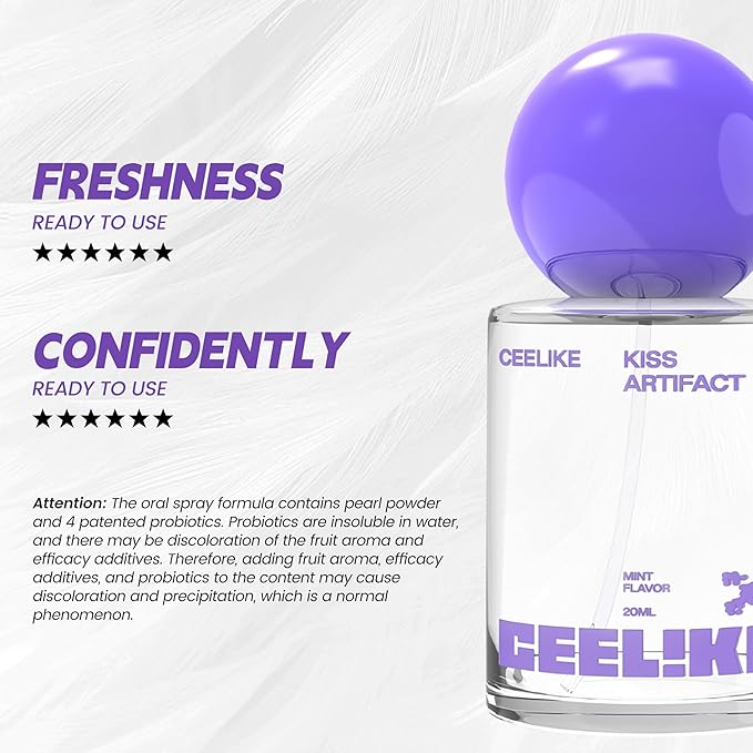 Oral Spray – Fresh Breath, Dual Cooling Experience & Convenient On-the-Go Design – Perfect for Freshening Breath Anywhere, Anytime (2 count)