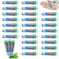 0.35 oz Bulk Travel Size Toothpaste, 50 Tubes, Mint Flavor, Mini Disposable Toothpaste for Hotel, Guests, Homeless, Office