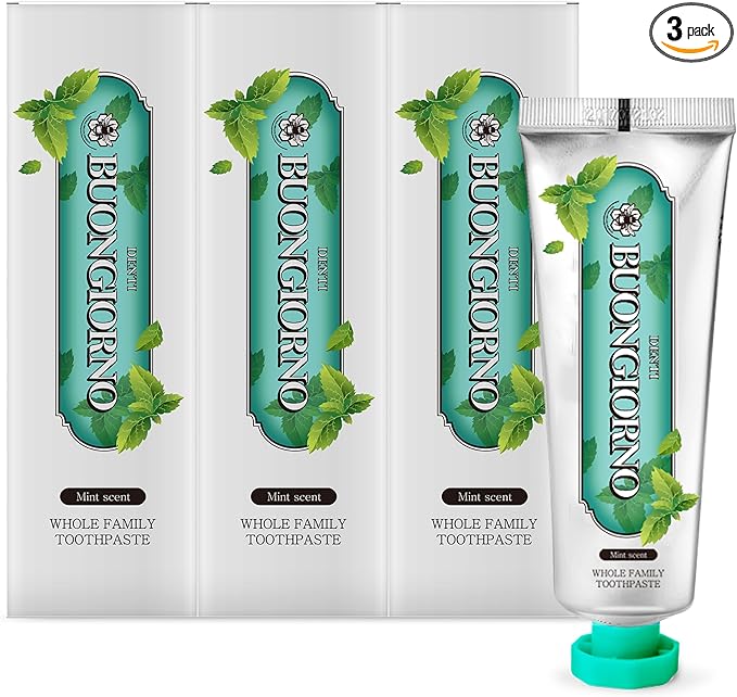 Original Toothpaste (3 Pack, Herbal Mint) – Natural Fluoride Korean Toothpaste for Fresh Breath, Plaque Removal, Strengthens Enamel, Paraben & SLS Free (3.52fl oz / 100g)