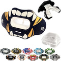 Football Mouth Guard Lip Guard MAXX/Might Football and High Impact Sports Lip Protector for Adults & Youth (Strap Included)