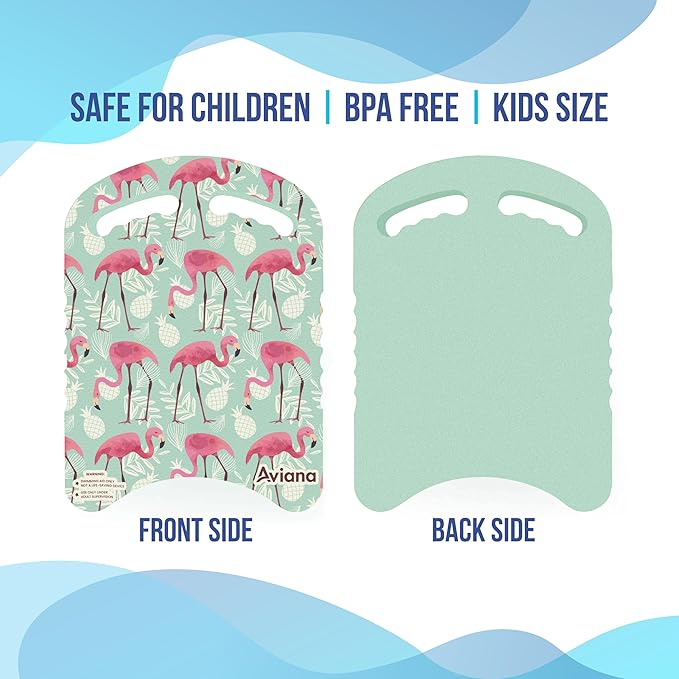 Junior Kickboard Buoy for Youth Children & Toddlers Swimming Aid & Exercise Training Board for Kids to Learn to Swim with Kick Boards in Pool BPA Free