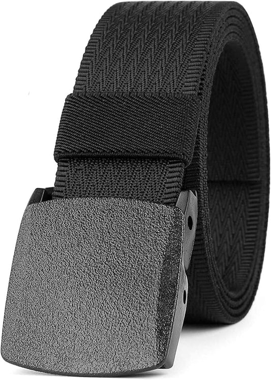 JASGOOD Nylon Canvas Breathable Military Tactical Men Waist Belt With Plastic Buckle