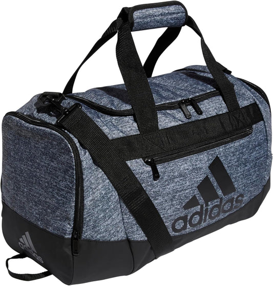 adidas Unisex Defender 4.0 Gym Duffel Bag for Men and Women, Jersey Onix Grey/Black, Small (38L)