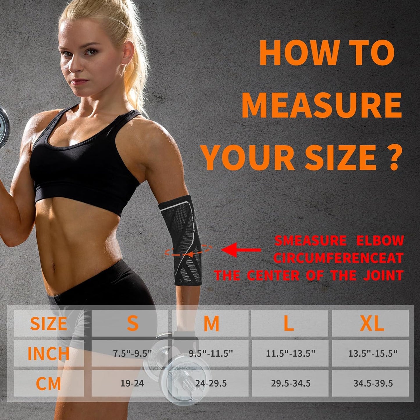 Arm Supports Sleeve(1 Pair)，Tennis Elbow Braces for Tendonitis and Tennis Elbow，Arm Supports golfer elbow support relief for women & men