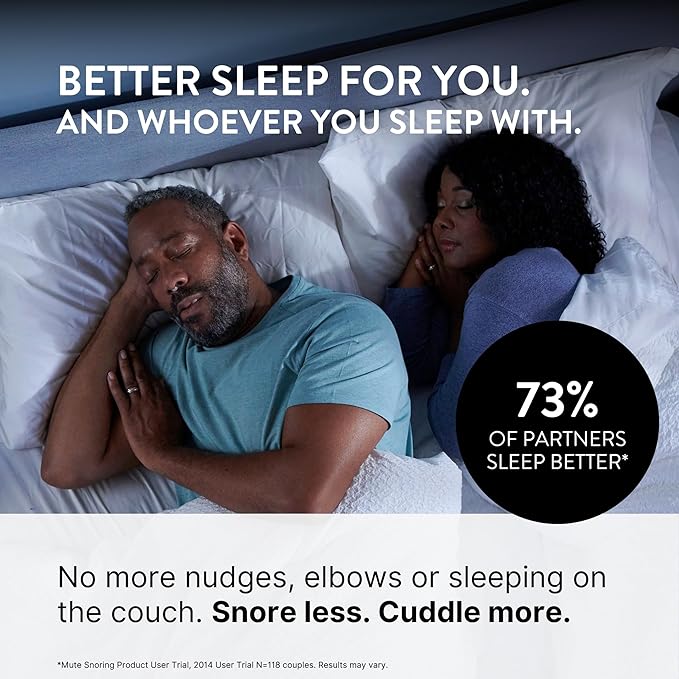 Mute Nasal Dilator Snoring Solution | Starter Pack | Snore Less & Sleep Better | Nasal Strip Alternative | Comfortable Breathing Aids for Better Sleep & Improved Airflow