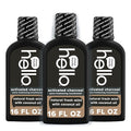 Hello Activated Charcoal Extra Freshening Mouthwash, Natural Fresh Mint and Coconut Oil, Fluoride Free, Alcohol Free, Vegan, SLS Free and Gluten Free, 16 Fl Oz (Pack of 3)