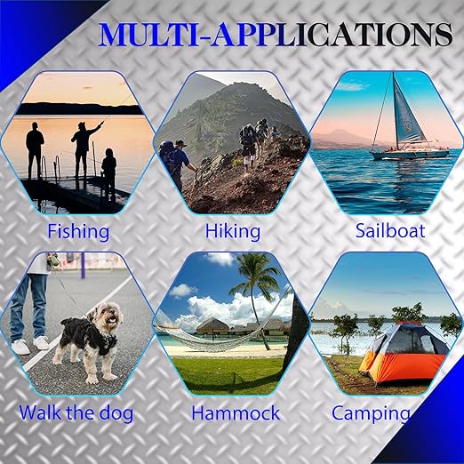 50 Pack Sliver Carabiner Clips, 2.36 Inch Heavy Duty Spring Snap Hooks - Small Locking Carabiners for Camping, Hiking, Hammocks, Swing Sets, Keychains, Fishing & Outdoor Gear