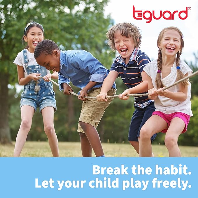 AeroThumb Thumb Sucking Prevention Kit – Thumb Sucking Guard with InstaLock System - Deterrent & Treatment For Bad Dental Habits | Ages 3-4 | Under 40 lbs – Small | Made in the USA