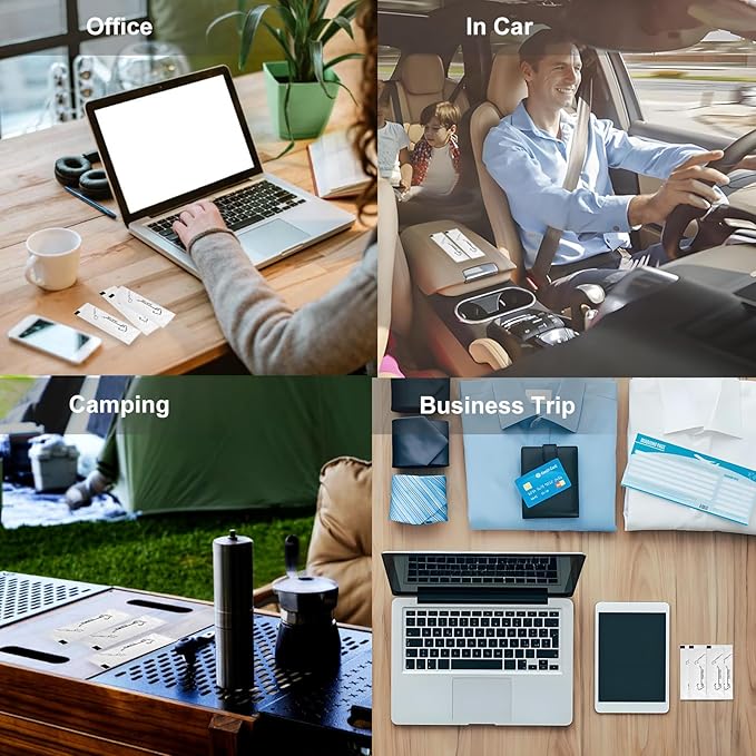 100 Count Individually Wrapped Floss Picks - Curved Tip Non-Slip Grip Travel Dental Flossers, for Adults Daily Oral Care Braces Bridges, Tight Spaces Sensitive Gums, Wax-Free Portable Toiletries