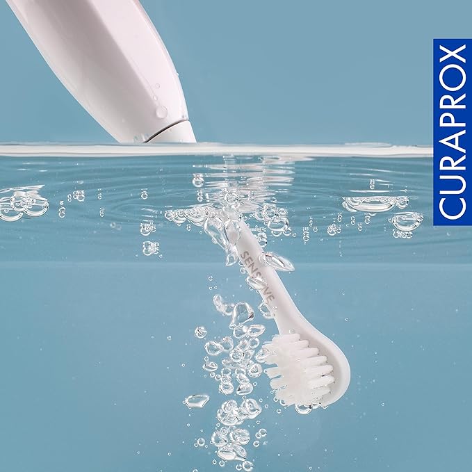 Curaprox Hydrosonic Easy Sonic Toothbrush – for Daily Gum Care and Plaque Control | Simple, Effective, Reliable | One Brush Head