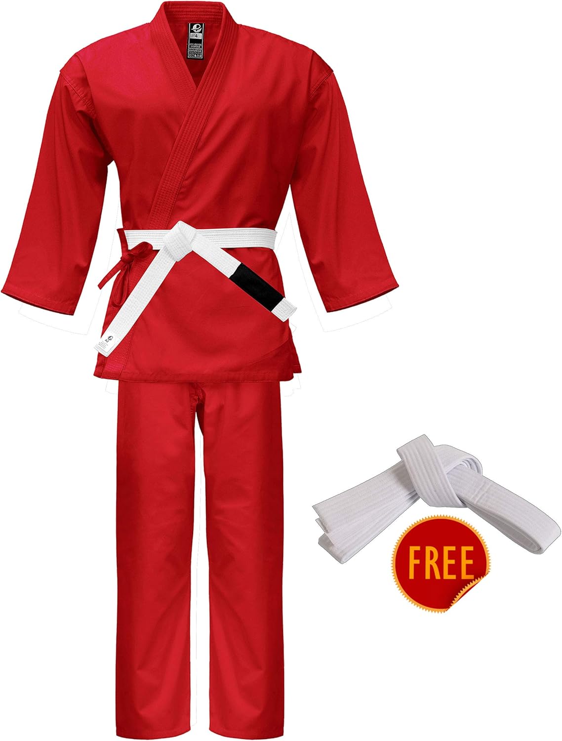 Light Weight Karate Uniform Gi - Kids Adults Unisex Belt Included