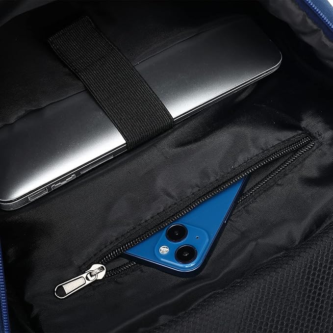 Kalesi Gym Duffle Bag Backpack 4-Way Waterproof with Shoes Compartment for travel Sport Hiking laptop (dark blue)