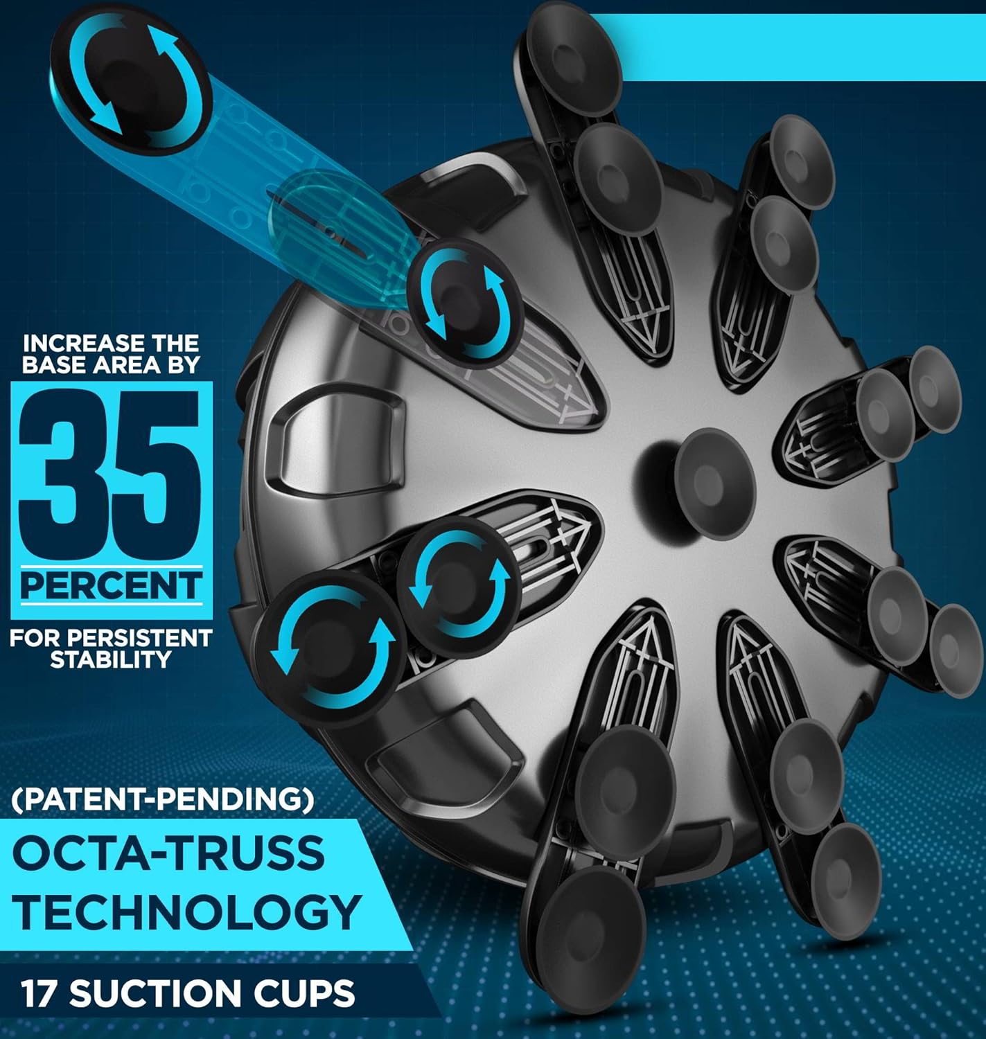 RDX XXL 330LBS Target Freestanding Punching Bag with Cover & Gloves – 72” Adult Heavy Pedestal Punch Bag Set - 17 Suction Cup 8 Extended Legs Stand Base - Kick Boxing MMA Muay Thai Home Gym Fitness