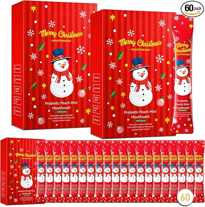 60PCS Travel Size Mouthwash,Portable Mini Mouthwash,Long-Lasting Freshness Travel Mouth Wash for Oral Care A56