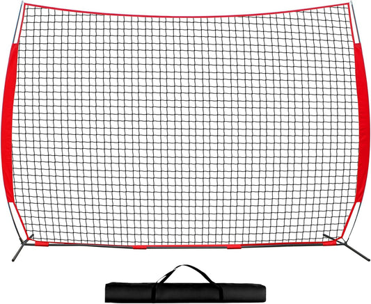 7x7ft/12x9ft/16x10ft/20x10ft Barricade Backstop Net, Sports Barrier Net, Multi-Sport Net with Carry Bag, Protective Screen for Practice- Baseball, Softball, Lacrosse, Soccer, Basketball, Tennis