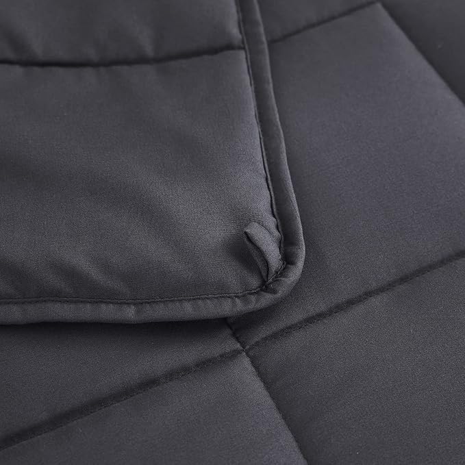 L'AGRATY Weighted Blanket - 36"x48" 5lbs Weighted Blanket Microfiber Material with Glass Beads Small Blanket for All-Season Summer Fall Winter Soft Thick Blanket