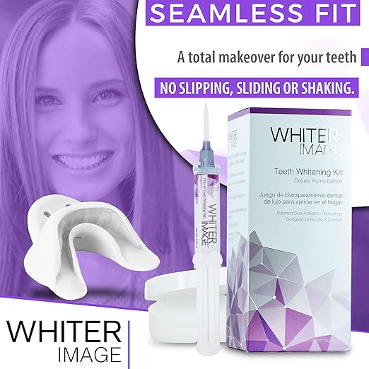 Deluxe Teeth Whitening Kit to Eliminate Teeth Discoloration While Fighting Plaque Bacteria, Teeth Whitening Set for A Stronger Enamel