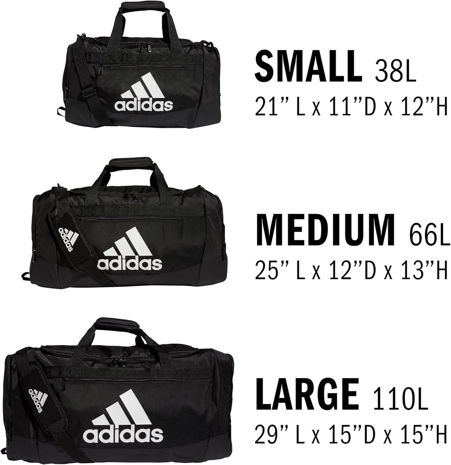 adidas Unisex Defender 4.0 Gym Duffel Bag for Men and Women, Team Power Red, Small (38L)