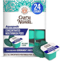 GuruNanda Aqua Pods Pre-Measured Concentrated Mouthwash for GuruNanda Water Flosser 4.0, Fluoride & Alcohol-Free, Wild Mint Flavor, Travel-Friendly, 24 Count