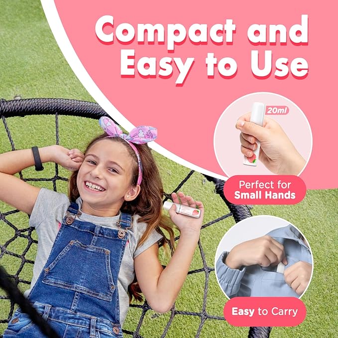 Mouth Spray for Kids Toddler Toothpaste Helper Fluoride Free Baby Toothpaste Cavity Protection Oral Care with Natural P113+ Antibacterial Peptide for Newborns to Age 12(Grape)