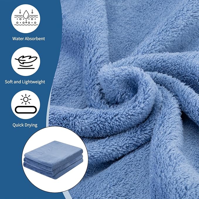 Infrared Sauna Blanket Towel Inserted 30" x 70" Reusable Machine Washable Insert Towel Easy Detoxification Simplifies Clean-Up Super Absorbent Perfect Companion for Infrared Sauna Blanket (Blue)