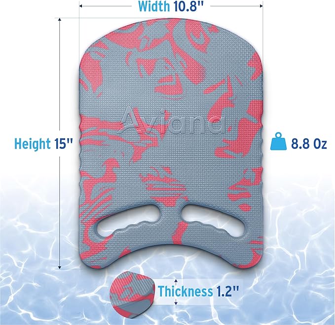 Junior Kickboard Buoy for Youth Children & Toddlers Swimming Aid & Exercise Training Board for Kids to Learn to Swim with Kick Boards in Pool BPA Free