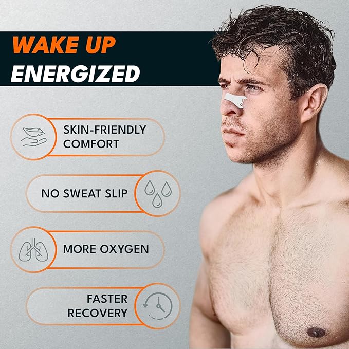 Pneuma Nasal Strips for Snoring & Sleeping (30 Count) – Extra Strength Nose Strips Breathing to Help Deviated Septum & Nasal Congestion Relief - Secure Fit Sleep Tape for All-Night Comfort