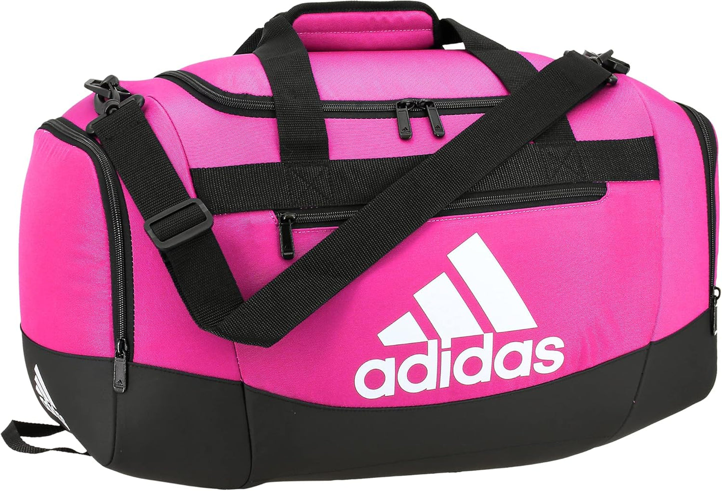 adidas Unisex Defender 4.0 Gym Duffel Bag for Men and Women, Team Shock Pink, Small (38L)