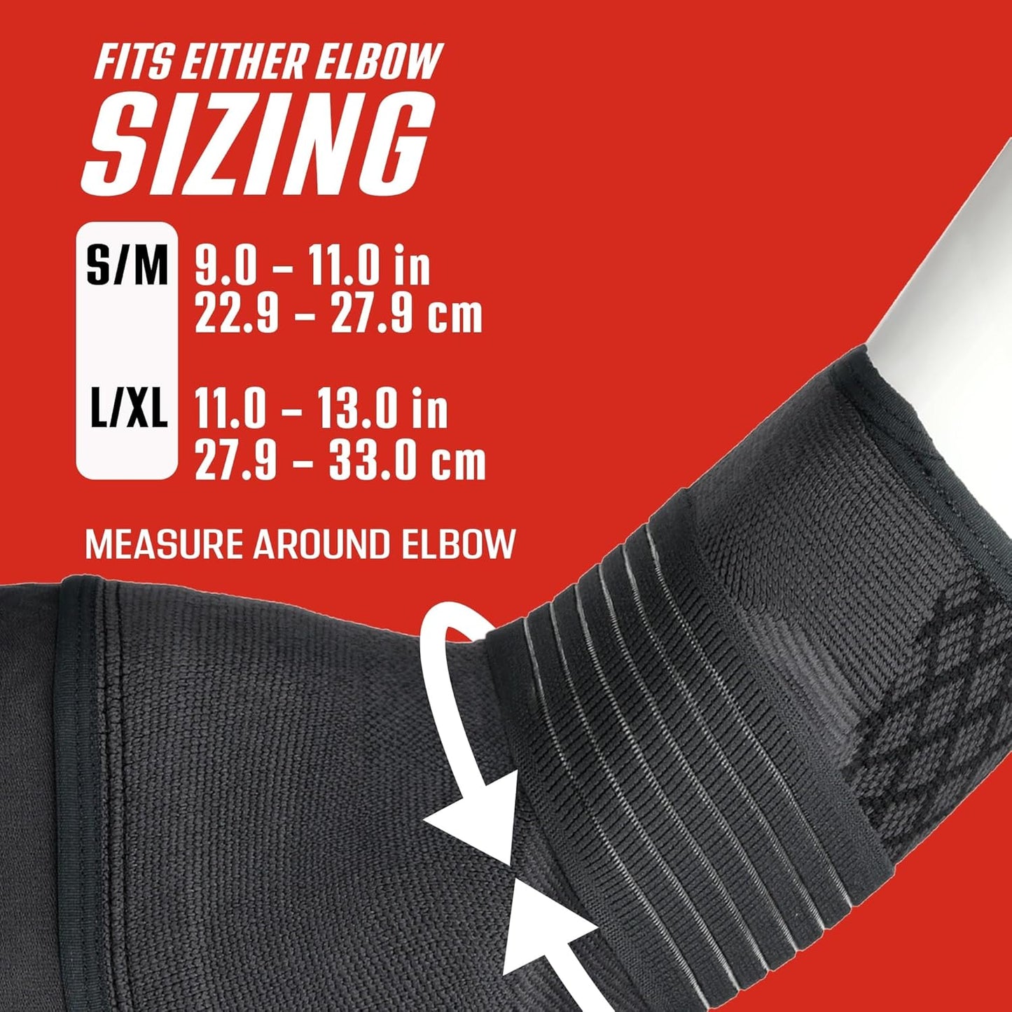 ACE™ Brand Flex Comfort Compression Elbow Sleeve 208706, S/M, 12 packs per case