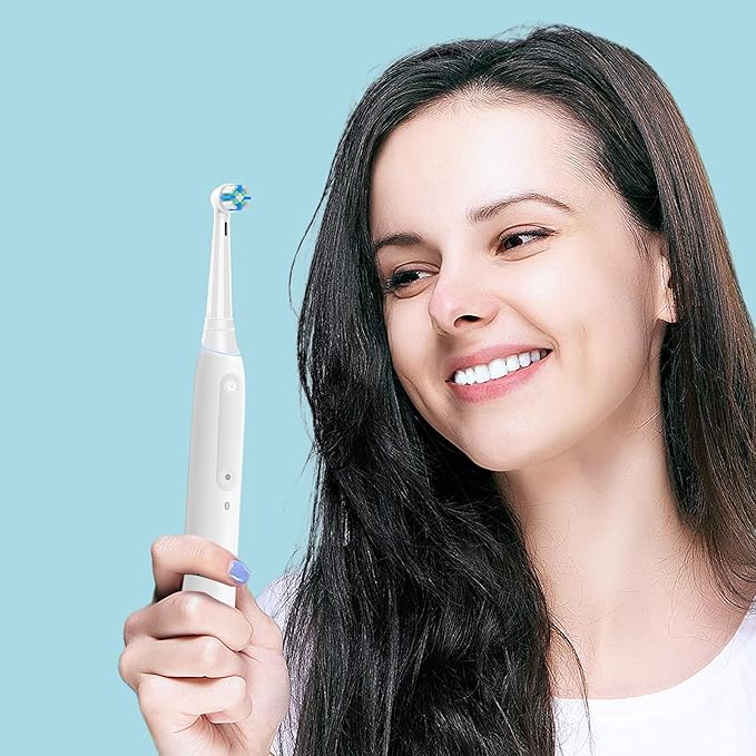 10 Count IO Replacement Heads Compatible with Oral B IO 2/3/4/5/6/7/8/9/10/Deep Clean Series Electric Toothbrush, Brush Heads Refill Compatible with Oral B IO for Teeth and Gums Care (White)