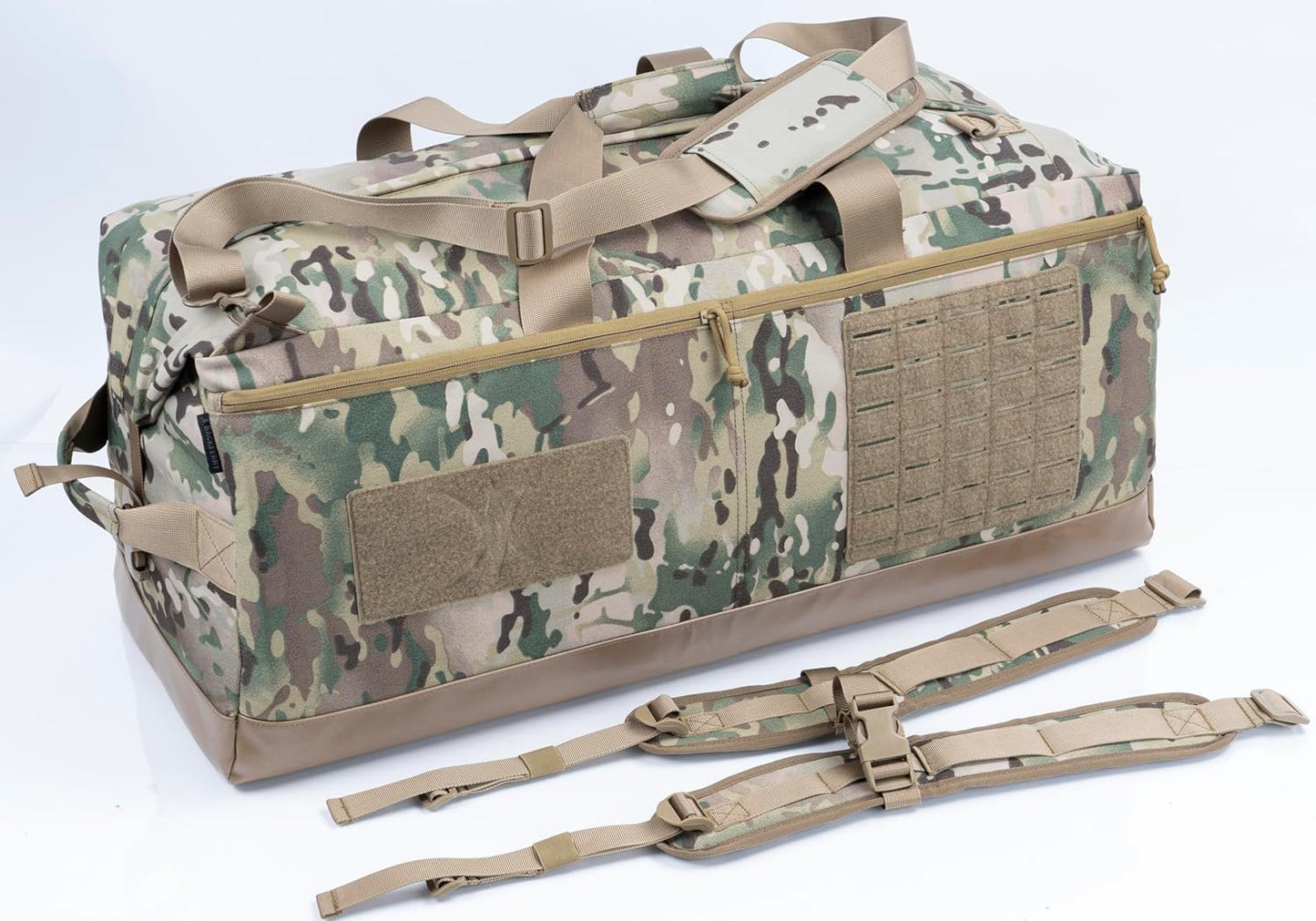 Large Military Tactical Duffle Bag Duffel Backpack for Special Work,Sports,Traveling,Camping 85L