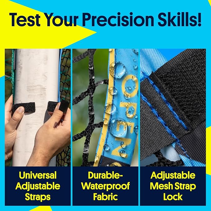 3-in-1 Soccer Training Rebounder & Goal Backstop Net - Soccer Goal for Volley, Passing, Solo Training - Outdoor Sports, Backyard Games