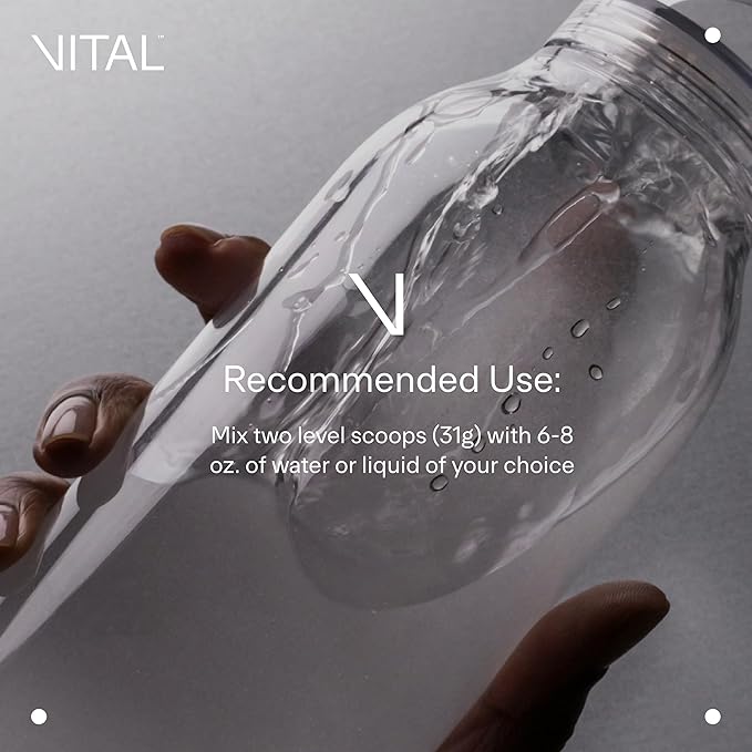 LTH VITAL Vegan Protein - Trusted by Life Time fitness Members - Plant-Based Protein Powder - Made from Pea Protein - Supports a Healthy Immune System - Gluten Free & Soy Free - Chocolate, 30 Servings