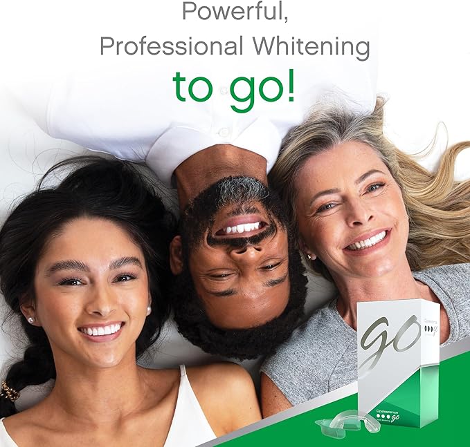 Opalescence Go 10% - Prefilled Teeth Whitening Trays Kit (10 Treatments) - 10% Hydrogen Peroxide - Mint Made by Ultradent Products. Go Teeth Whitening Kit -Mint- GO10-5193-1