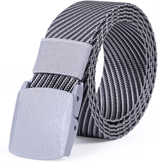 JASGOOD Nylon Canvas Breathable Military Tactical Men Waist Belt With Plastic Buckle