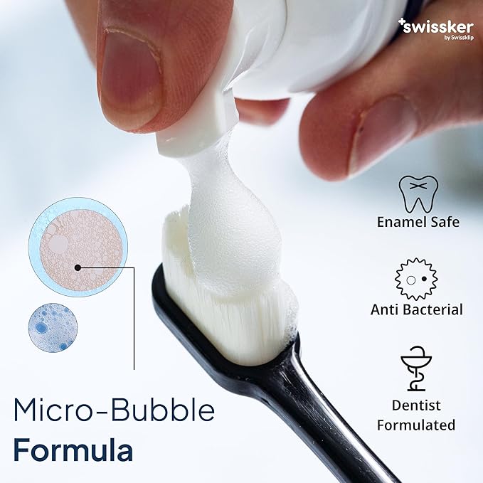 Swissklip Teeth Whitening Foam Toothpaste Also a Teeth Whitener in The Market I We Offer Best Teeth Whitening Products for Professional Teeth Whitening Kit (2)